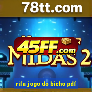 rifa jogo do bicho pdf